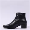 Regarde Le Ciel Jolene Side Panel Studs - Black Leather